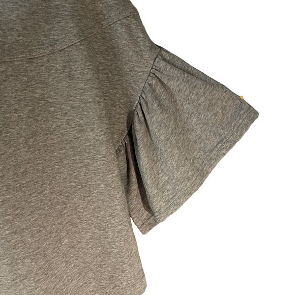 Anthropologie Evelyn K Bell Sleeve French Terry Cardigan Size O/S NWT - Picture 2 of 4